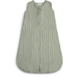 NWOT mushie Baby Wearable Blanket 100% Organic Cotton Muslin Sage 0-6 months